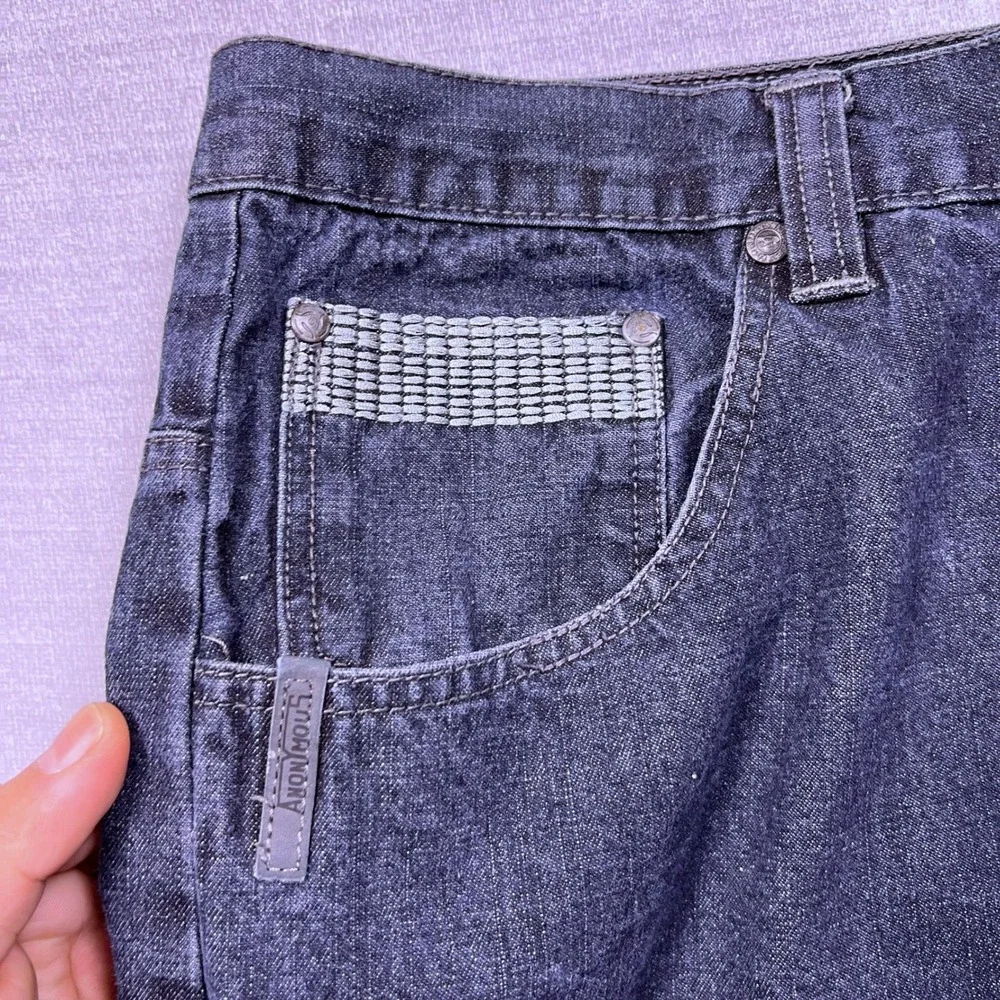 Raider Jean Co‎ Mens Dark Wash Straight Leg Denim Jeans Size 44